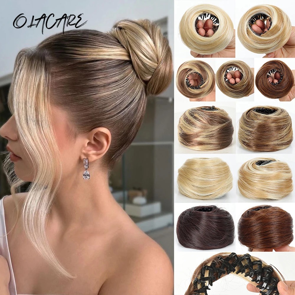 Synthetic Mini Claw Clip in Me - Claw Clip Messy Bun Hair Piece 评论和价格