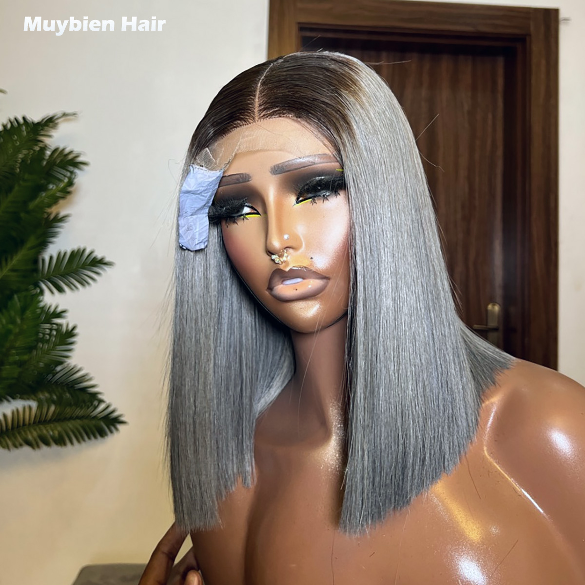 Super Double Drawn Bone Straig - Glueless Wear And Go Human Hair Wig 评论和价格