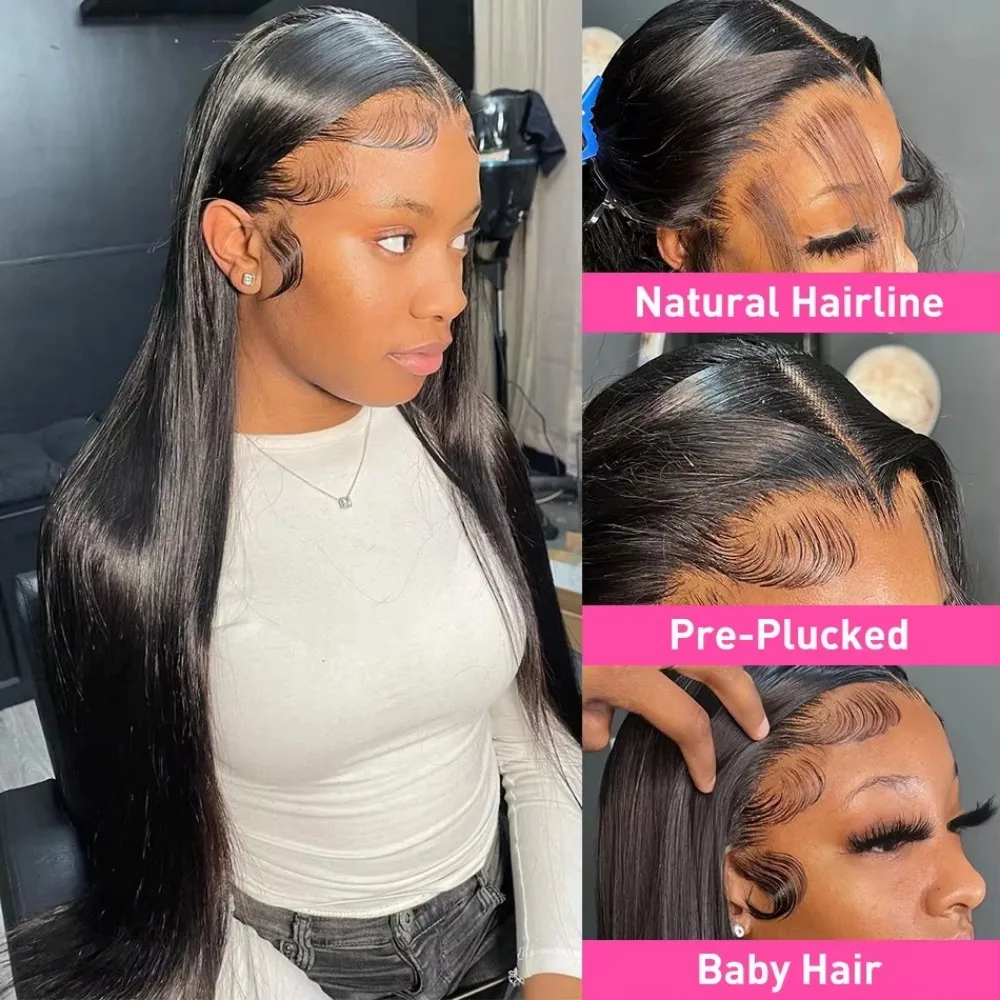 Dixtefo Real Hair Straight Lac - Human Hair Wigs 评论和价格