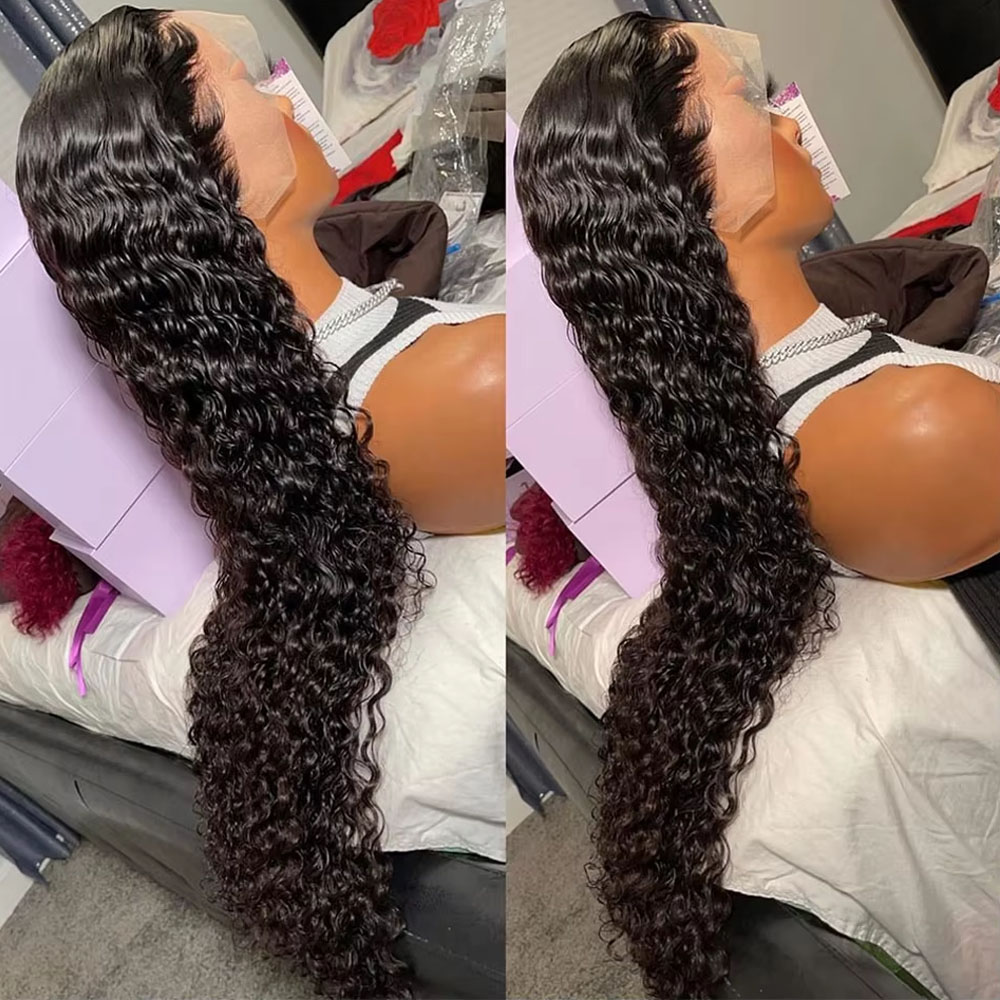 42 Inch Brazilian Virgin Human - Human Hair Wigs 评论和价格
