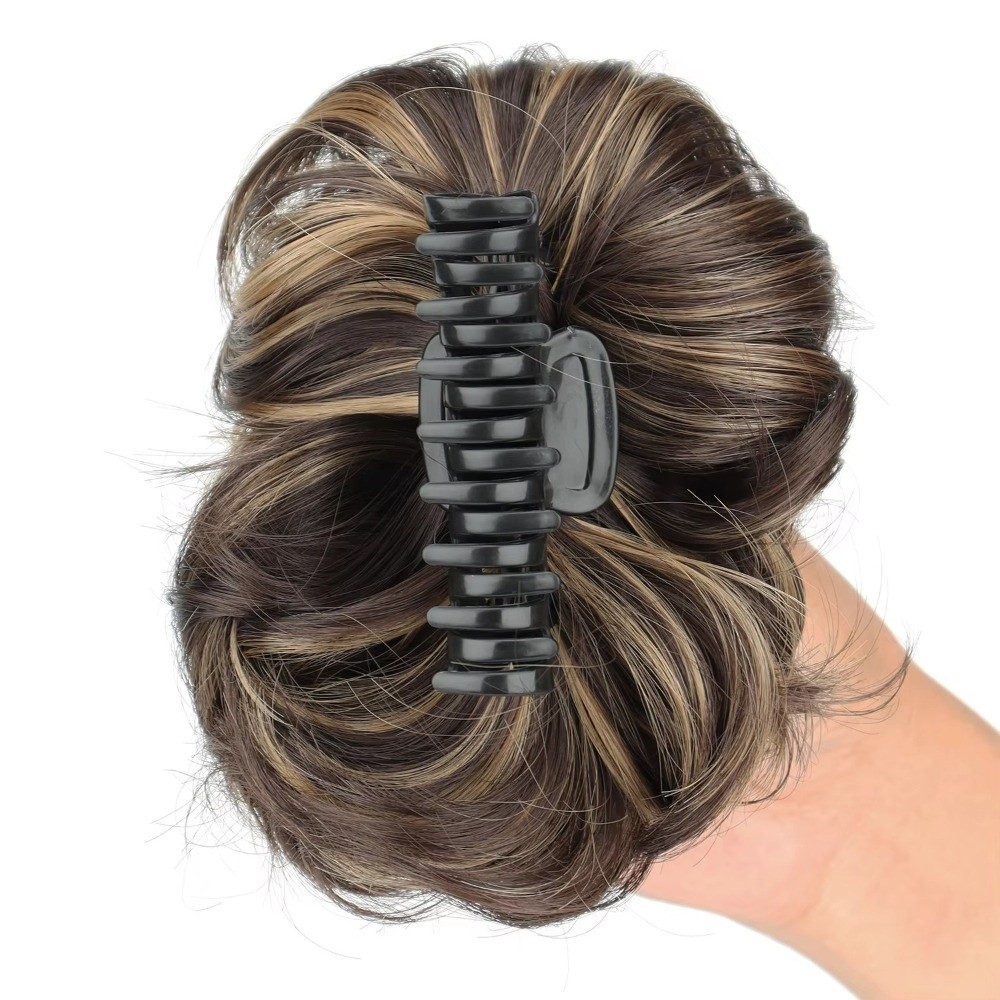 On Messy Hair Bun Hair Bun Cla - Claw Clip Messy Bun Hair Piece 评论和价格